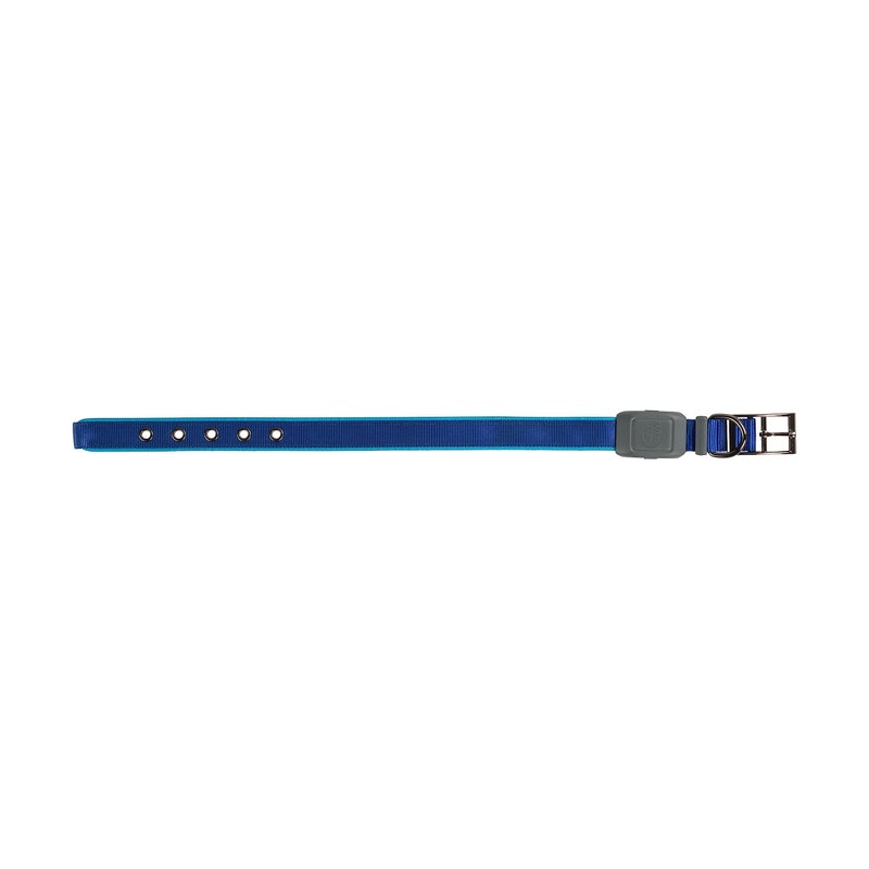 Nite Ize NiteDog Rechargeable LED Collar - Light Up Dog Collar with Durable Metal Buckle - Water-Resistant & Rechargeable Collar - Dog Supplies for Night Activities - Medium, Blue - Image 3
